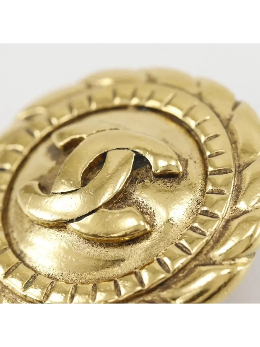 Chanel Cc Logo Clip-On Earrings Metal #228981C75B